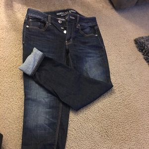 American Eagle loose fit tom girl jeans